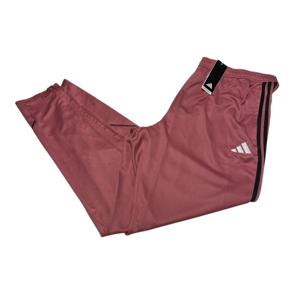 Adidas Tiro Training Pants Men's Sz 2XLT Pink Black Regular Tapered Track Soccer